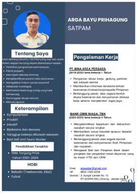 SATPAM / SECURITY (cari lowongan kerja)