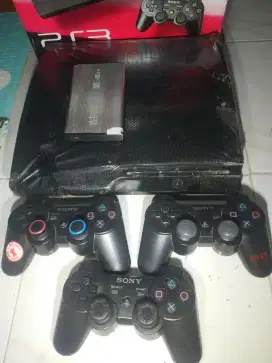 Ps3 slim hitam bekas