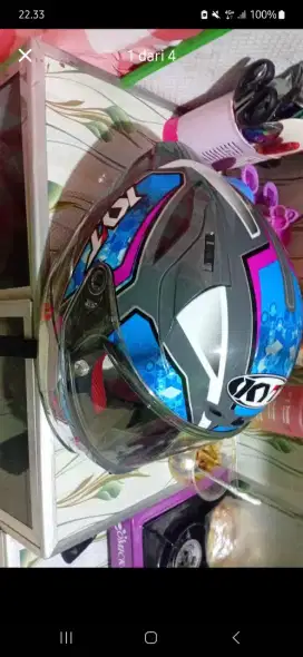 Jual ajh karna jrng pergi juah jadi gak kepake helm kyt