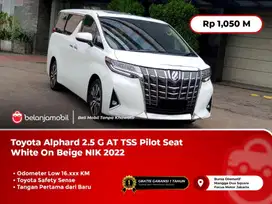 [ LOW KM ] Toyota Alphard 2.5 G AT TSS Pilot Seat White 2022/2023