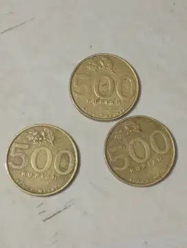 Edisi 2002&2003 koin 500 Rupiah