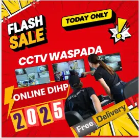 PROMO CCTV GRATIS PEMASANGAN BISA PANTAU DIHP...