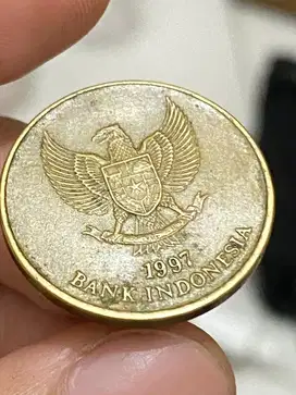 Uang Koin 500 Tahun 1997 (nepis)