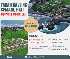 TANAH KAVLING PINGGIR PANTAI DEKAT CANGGU,BALI