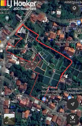 Dijual Tanah cocok utk perumahan di daerah Parung Ciseeng Bogor