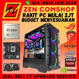 JUAL BELI / RAKIT KOMPUTER PC / PART Upgrade Gaming Design Render