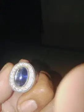 Cincin blue safir