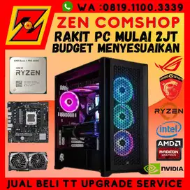 PC Rakitan Baru / Second / Mix intel ryzen nvidia design gaming render