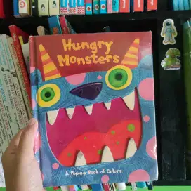 Buku anak preloved pop up book hungry monster