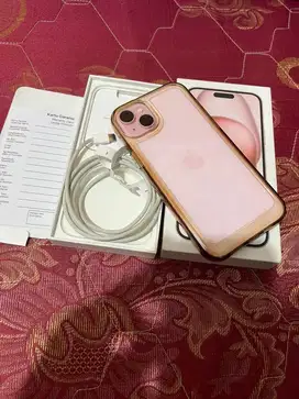 Iphone 15 plus 128gb iBox pink garansi on bisa tt