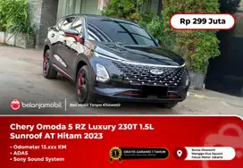 [ LOW KM 13RB ] Chery Omoda 5 RZ Luxury 230T 1.5L AT Hitam 2023/2024