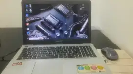 Dijual laptop asus X555Q series, AMD 10, RAM 4GB, Hdd 1 Tera