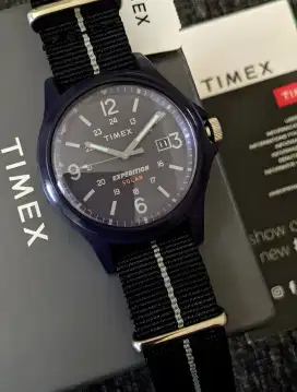 Timex Expedition Acadia Solar TW4B18900 Navy Blue Fullset Preloved