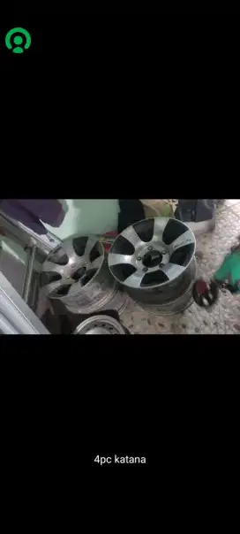 Velg jeep (katana, vitara, escudo, sidekick, feroza, dll)