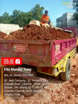 Murah 1 truck buang puing di bintaro