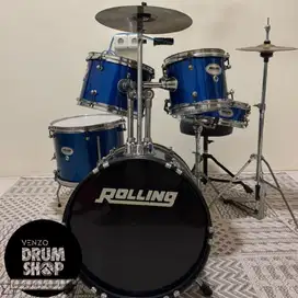 Drumset Rolling HD series kid kondisi 80% 2nd