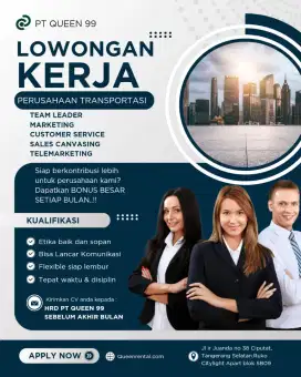 Loker customer service SALES HEBAT SILAHKAN MELAMAR KERJA SIAP TEMPUR