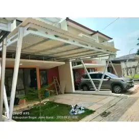 Kanopi baja ringan kerangka Babelan 22