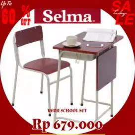 Set Meja Belajar Sekolah Murah