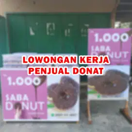 LOWONGAN KERJA PENJUAL DONAT