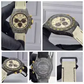 Rolex daytona diw Automatic Movement carbon straph Velcro