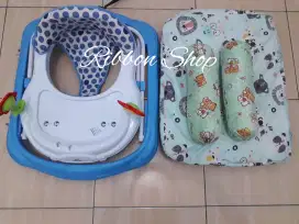 Baby Walker Spacebaby dan Kasur lipat Preloved