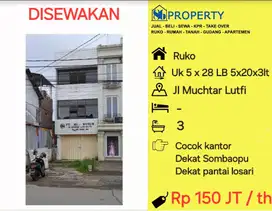 DISEWAKAN Ruko muchtar lutfi dkt datumuseng , lamadukelleng