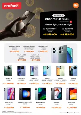 XIAOMI ALL SERIES BISA CICILAN TANPA CC