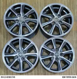 Jual velg oem calya r14 4x100 dll