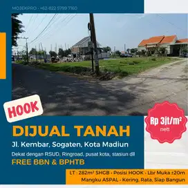 Tanah di Utara RSUD Sogaten