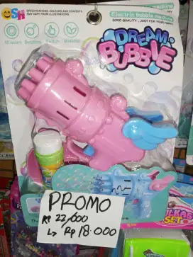 PROMO MAINAN ANAK PISTOL BUBBLE