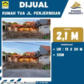 DIJUAL RUMAH TUA HITUNG TANAH DI JALAN PENJERNIHAN, KOTA MAKASSAR