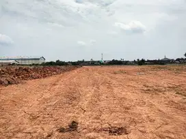 Dijual lahan tanah siap bangun dalam komplek pergudangan.