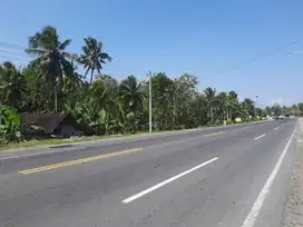 tanah murah,pinggir jalan nasional.lokasi timur polres kulon progo