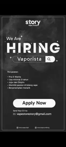 VAPORISTA / JAGA TOKO VAPE