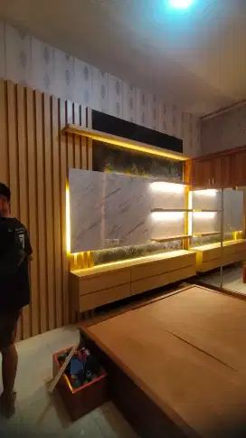 Lemari pakaian minimalis modern