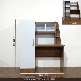 MEJA BELAJAR MINIMALIS SONOMA