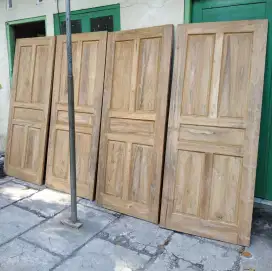 Pintu kayu jati kusen jendela