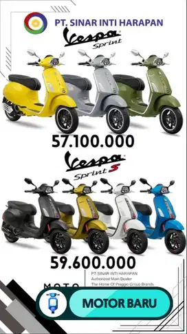 [Motor Baru] VESPA SPRINT DENGAN PROMO TERBAIK