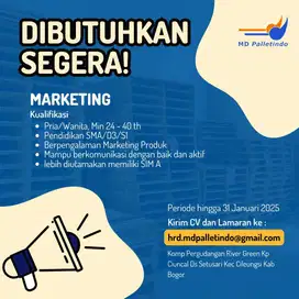 LOWONGAN MARKETING