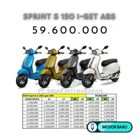 ️[Motor Baru] VESPA SPRINT S 150 i-GET ABS