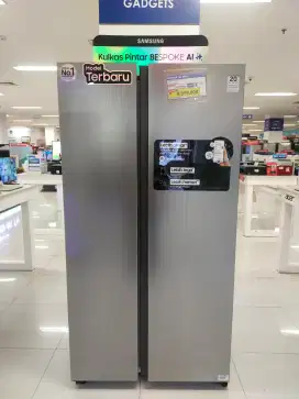 SAMSUNG REFRIGERATOR SBS 583 L BUNGA 0% BEBAS 1-2 KALI CICILAN