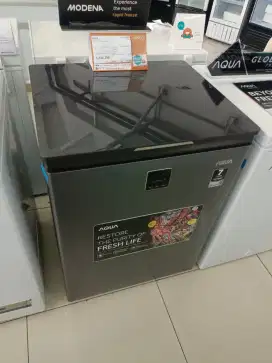 Pusat Kredit Elektronik Freezer Aqua 150Ltr  Tanpa DP