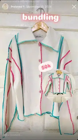 Baju seragam ibu dan anak