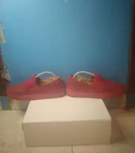 jual cepat murah sepatu christian louboutin slip on red original italy