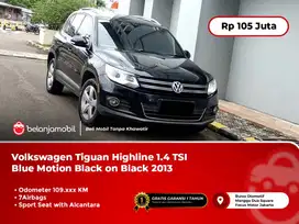 VW Volkswagen Tiguan Highline 1.4 TSI Blue Motion Black 2013/2014