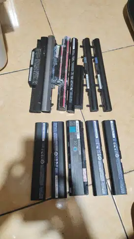 batre laptop bekas copotan campur