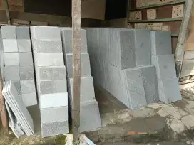 Batu andesit polos bakar 10x10