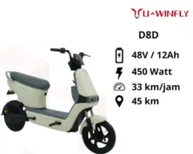 SEPEDA LISTRIK U-WINFLY D8D