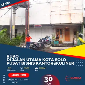 Ruko Jalan Utama Kota Solo